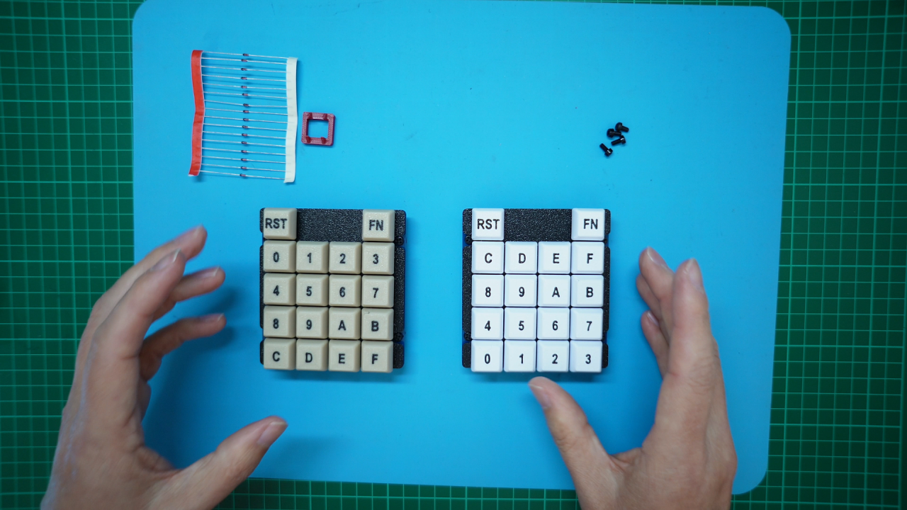 Hexadecimal 4×4 Matrix Keypad – Ultimate Cherry MX Version