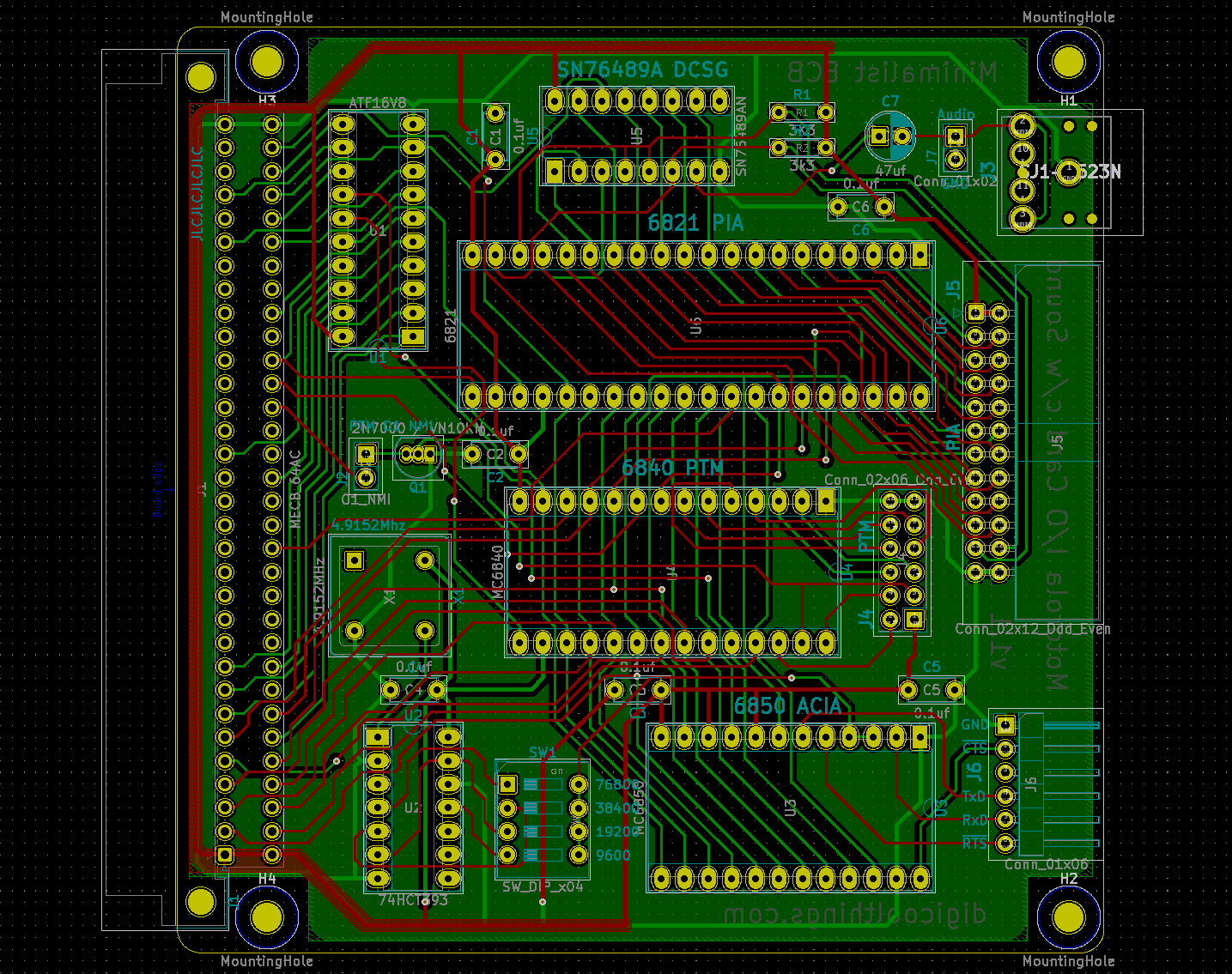 Minimalist Europe Card Bus (MECB) – Motorola I/O Card + Sound ...
