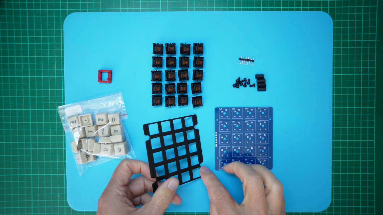 Hexadecimal 4×5 Matrix Keypad – Ultimate Cherry MX - Digicool Things